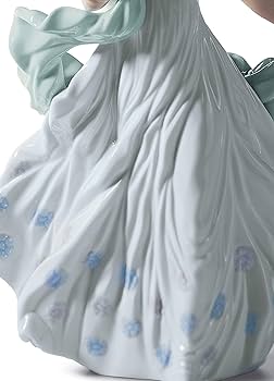 LLADRO 美品　大型 LLADRÓ Summer Serenade Woman Figurine. Porcelain Lady Figure