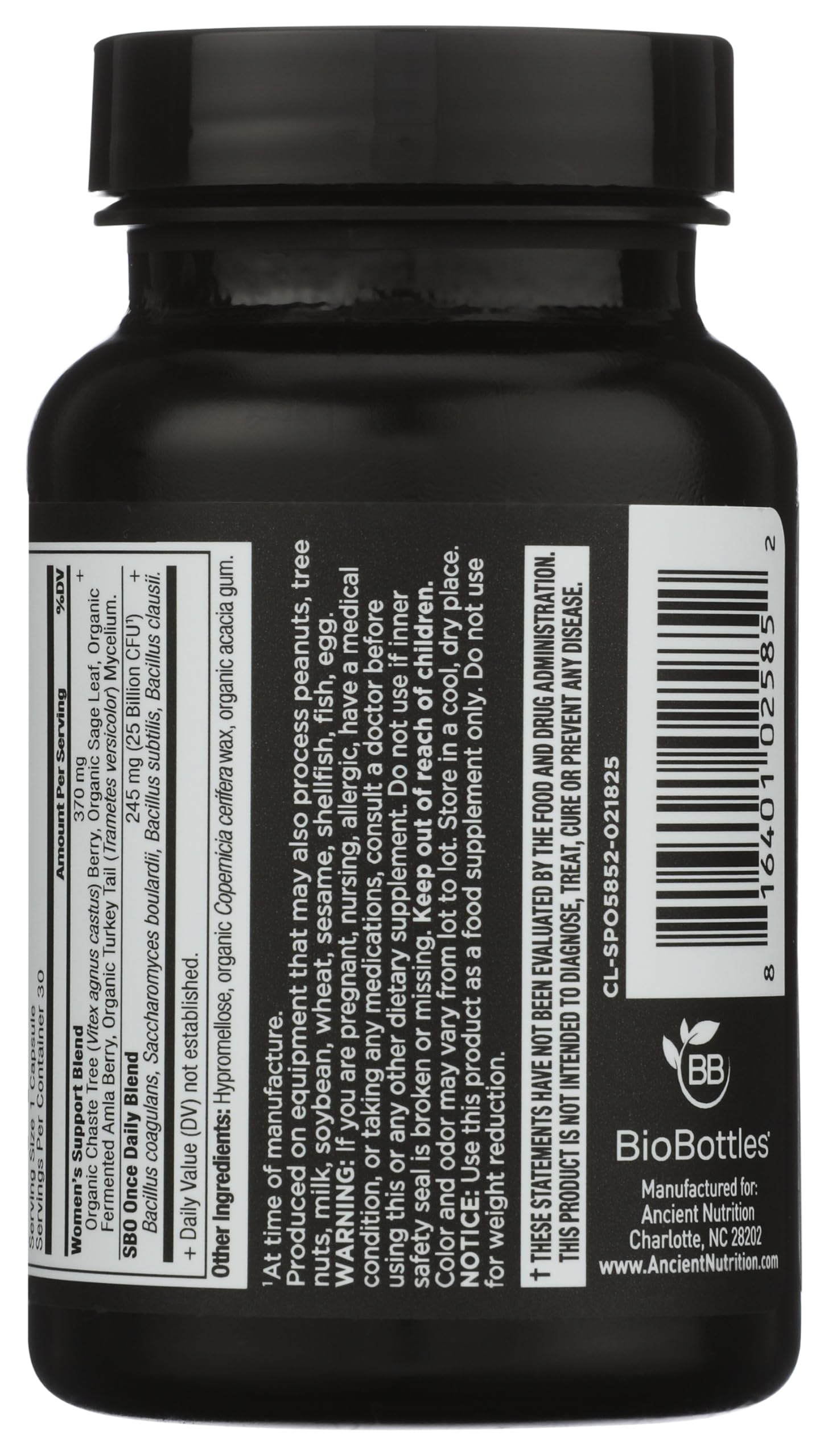 Ancient Nutrition SBO Probiotics for Women, 25 Billion CFUs* Once Daily — Amazon image 2