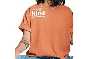 Be A Kind Human Unisex Adults Mental Health Awareness Inspirational T-Shirt