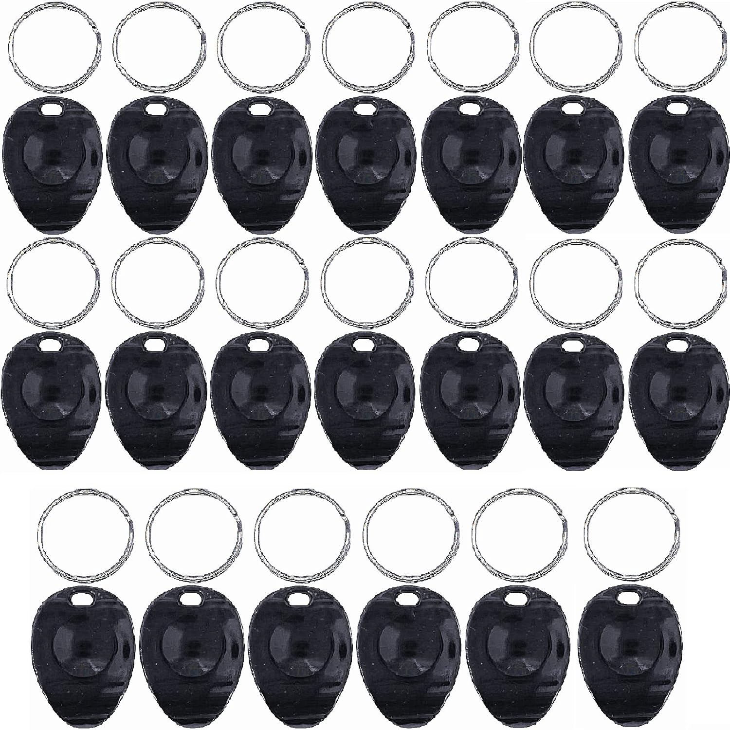 20 pcs Lottery Ticket Scratcher Tool Keychain, Plastic MultiPurpose Scraper Non