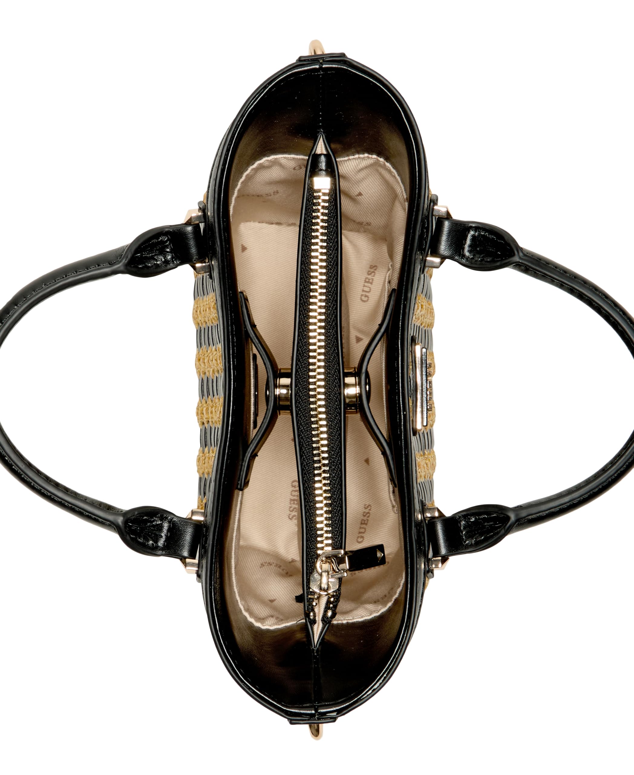 Guess Atalia Mini Tote Natural/Black