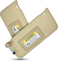 Vista 9 de Visera solar del lado izquierdo del conductor para Honda Accord 2008 2009 2010 2011 2012 2013 2014 2015 2016 2017, ensamblaje de repuesto