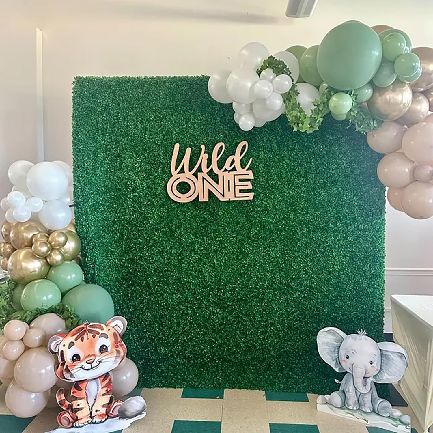 Wood Wild One Sign, Party Backdrop Sign, Boy First Anniversary Banner, Safari Jungle Theme Birthday Party, One Year Boy Decoration