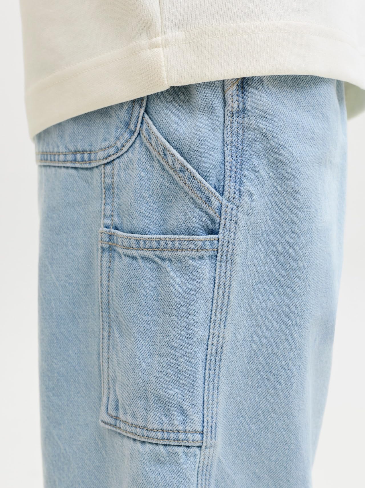 Jack & Jones Herren Jjialex Jjcarpenter Ns 850 Sn Jnr Jack & Jones Boy Baggy Fit Jeans Jjialex Jjcarpenter Ns 850 Ln Jnr Baggy Fit Jeans Junior