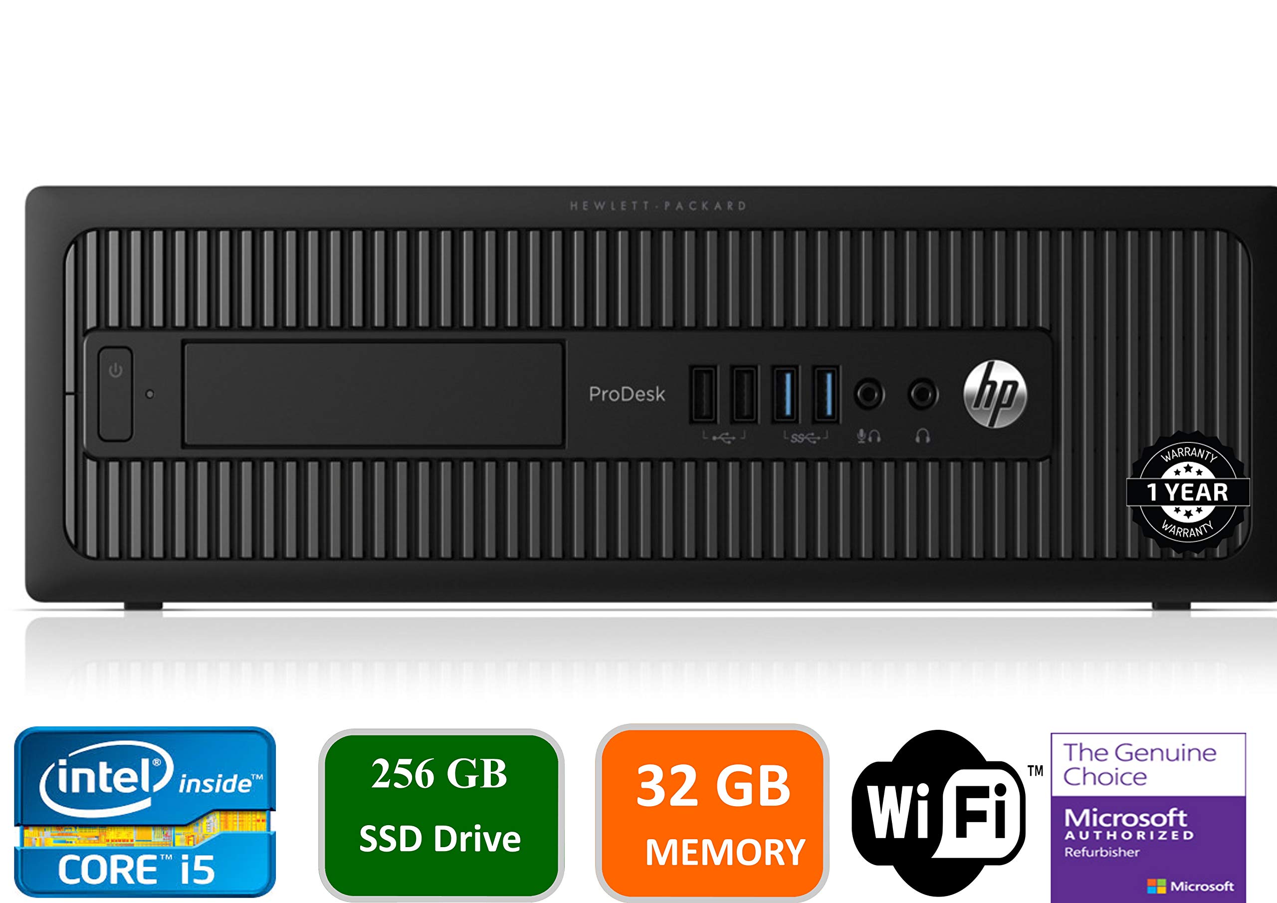 Hp Prodesk 600 G1 Sff Slim Business Desktop Computer Intel I5 4570 3 Ghz 32gb Ram 256gb Ssd Dvd Usb 3 0 Windows 10 Pro 64 Bit Renewed Buy Online In Cayman Islands At Cayman Desertcart Com Productid
