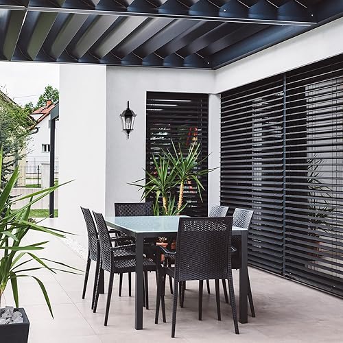 Miniatura 6 de LMMS3601-DNS - Lámpara de pared para exteriores de 18 pulgadas de alto bronce antiguo con montaje en pared, aplique de pared impermeable vintage con