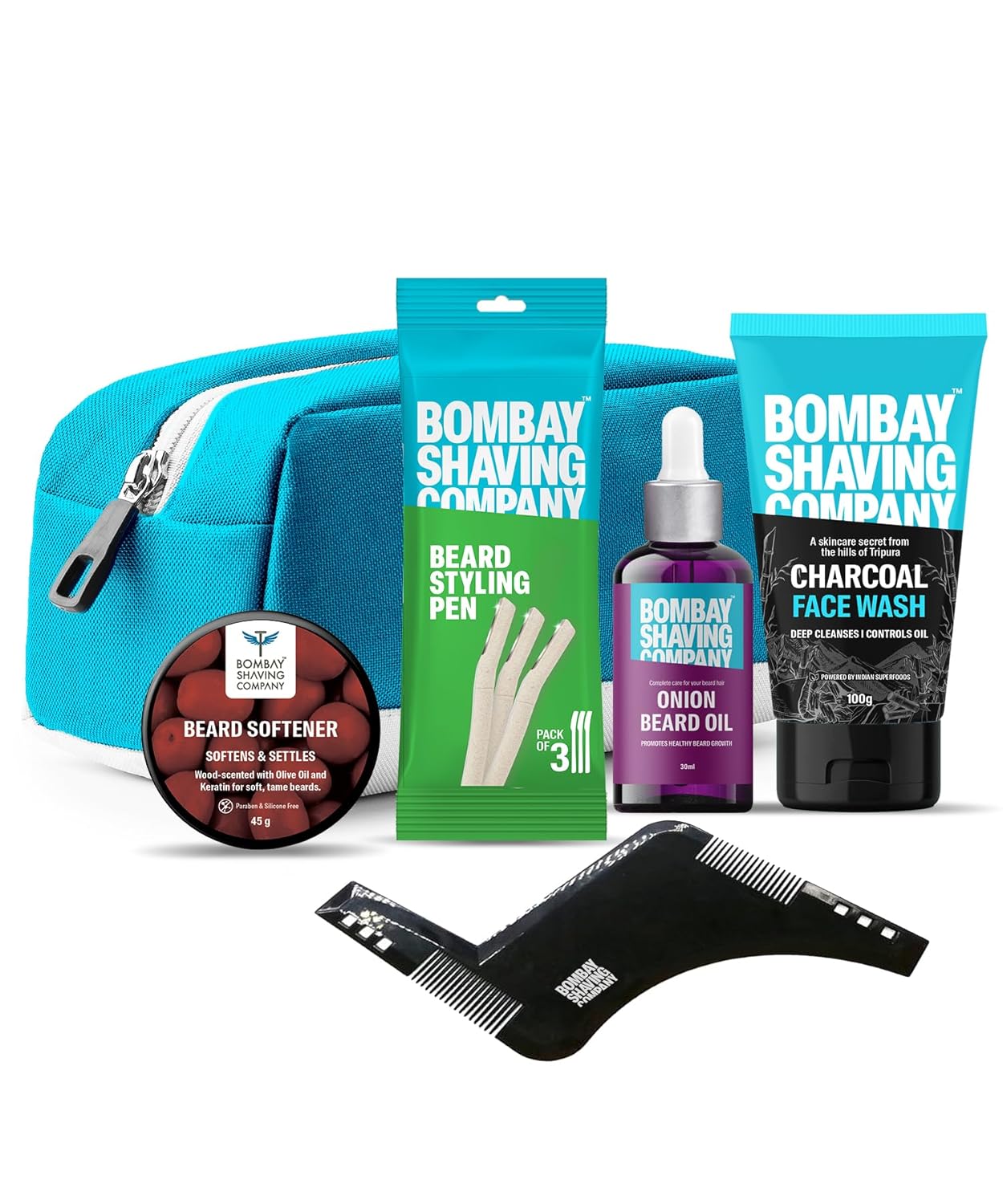 Bombay Shaving Company | Beard Grooming Kit for Men | 6-in-1 Advanced Beard Maintenance Kit | Bombay Shaving Company | Beard Grooming Kit for Men | 6-in-1 Advanced Beard Maintenance Kit |