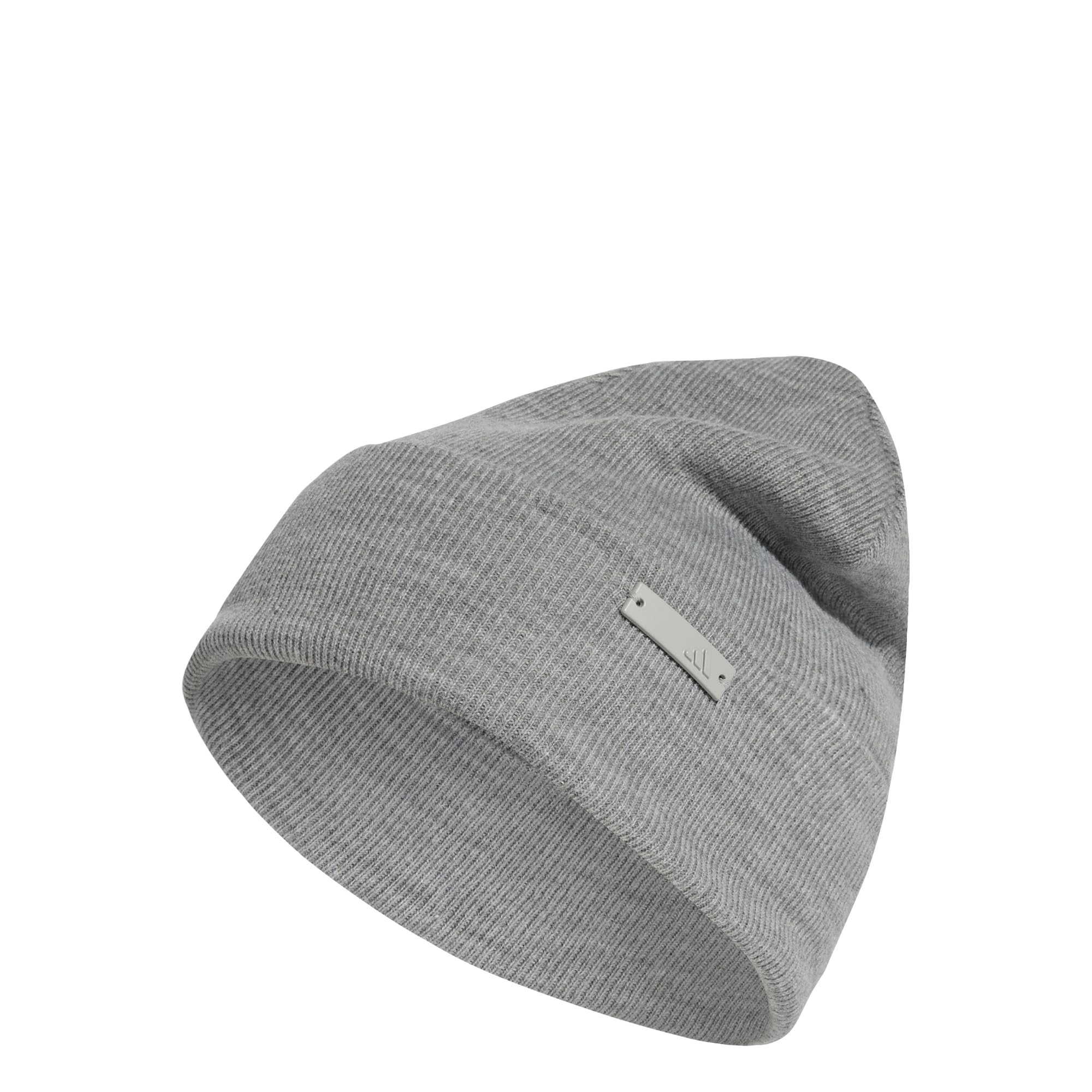 adidas Unisex Tonal Beanie Hat, Medium Grey Heather, XS-S