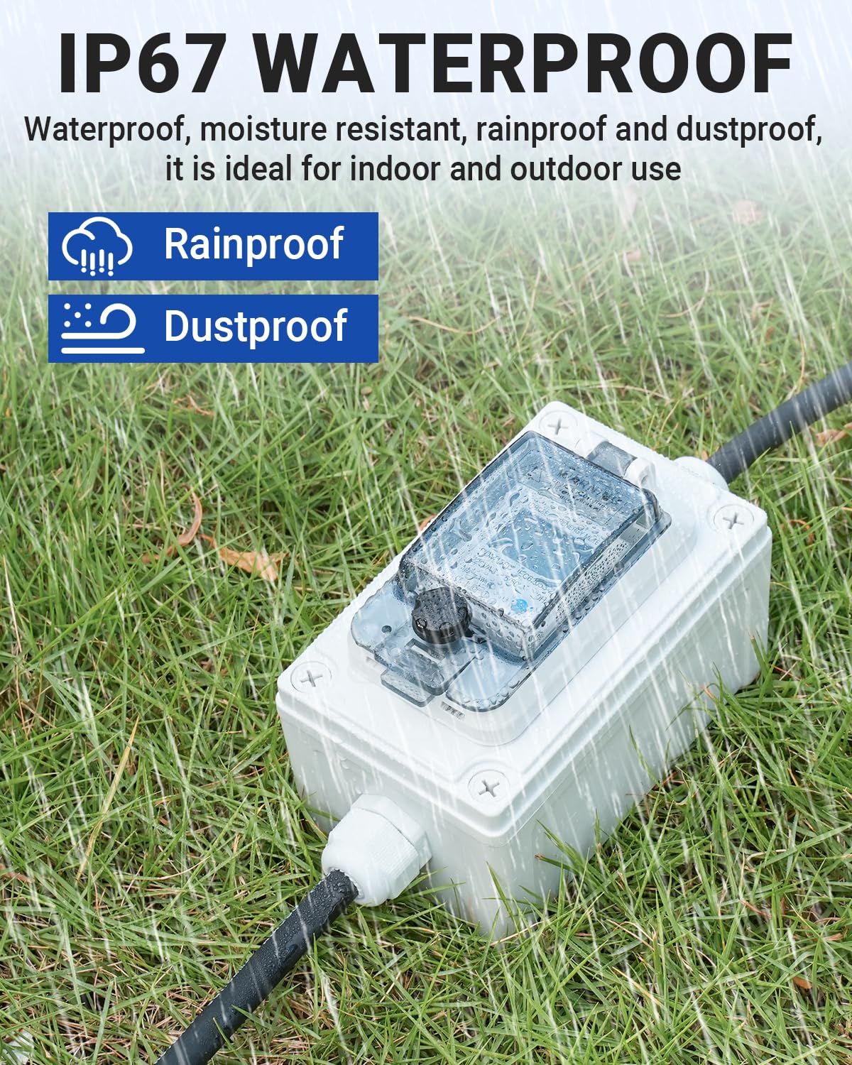 Produktbild von 3 Phasen Mobiler Digitaler Stromzähler 32A 400V Mobile Meter CEE