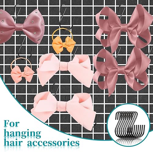 Miniatura 7 de 60 ganchos en S para colgar ganchos de metal de 1 pulgada, mini ganchos en forma de S, ganchos de alambre de hierro en forma de S para colgar joyas,