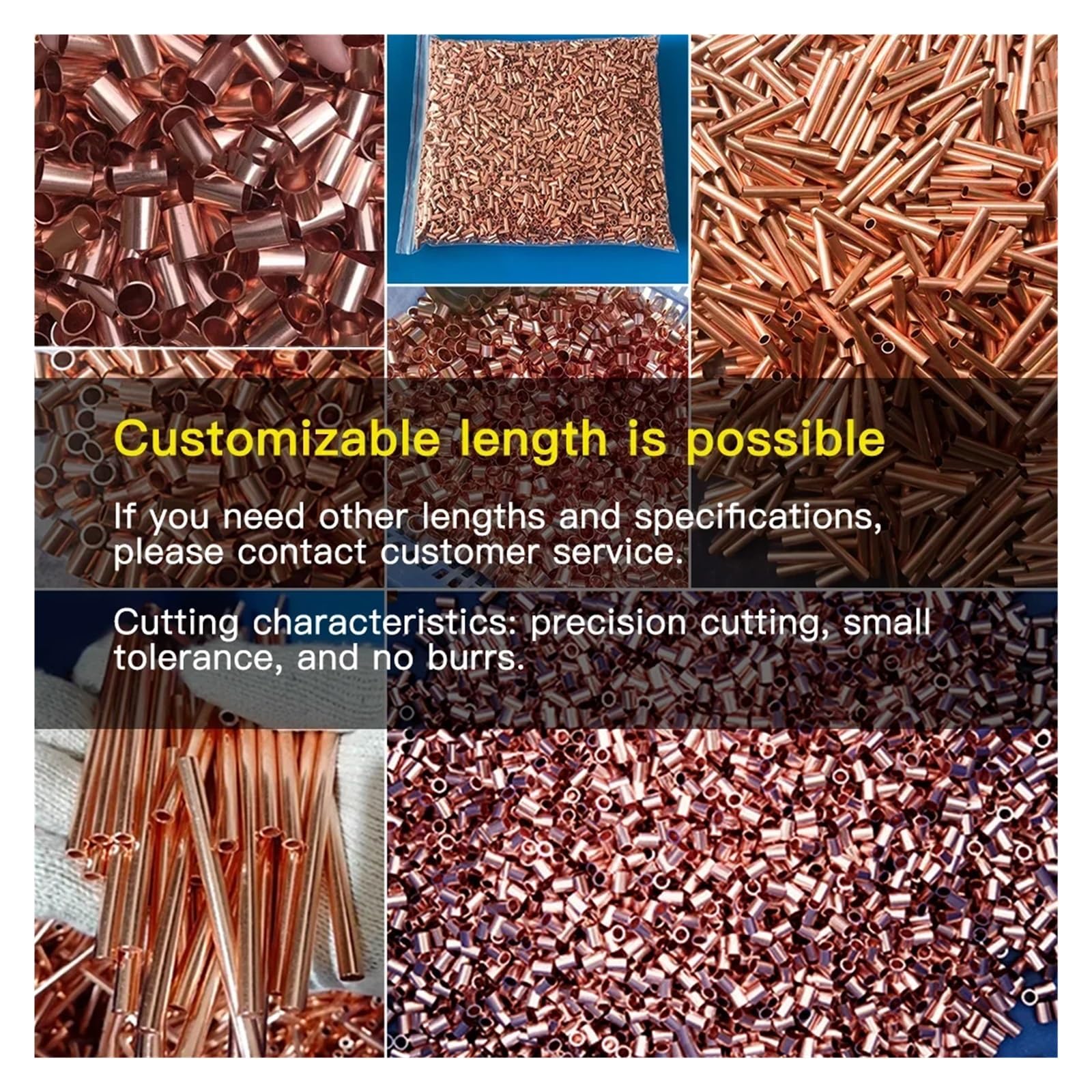 Tubo di rame OD1.5-16mm Lunghezza300 500mm Tubo tondo in lega di rame Dritto Rame rosso Spessore preciso 0,2-2(500mm,OD 16 x ID 14mm)