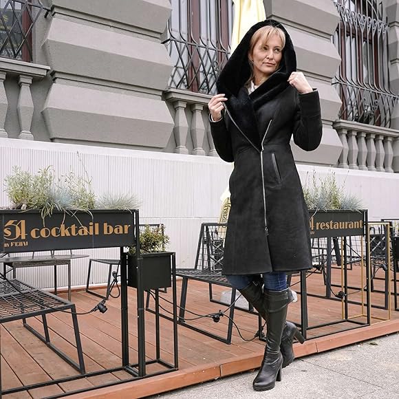 Wintermantel schaffell Clearance