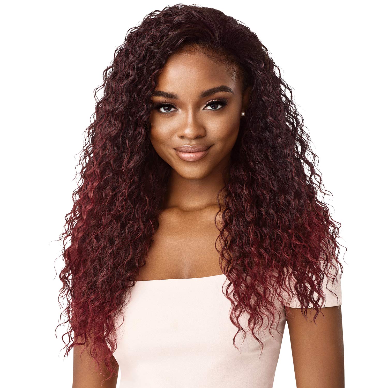 quick weaveOutre Half Wig Wet N Wavy Deep Curl 24 (1)