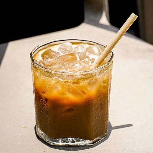 Miniatura 7 de EQUO Pajitas de caña de azúcar (paquete de 50, cóctel)  sin plástico, compostables en casa, pajitas ecológicas para cócteles