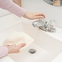 Vista 4 de Toallitas reutilizables de algodón orgánico para bebé - Paquete de 10, lavables, sin blanquear, sin teñir, totalmente naturales, libres de tóxicos