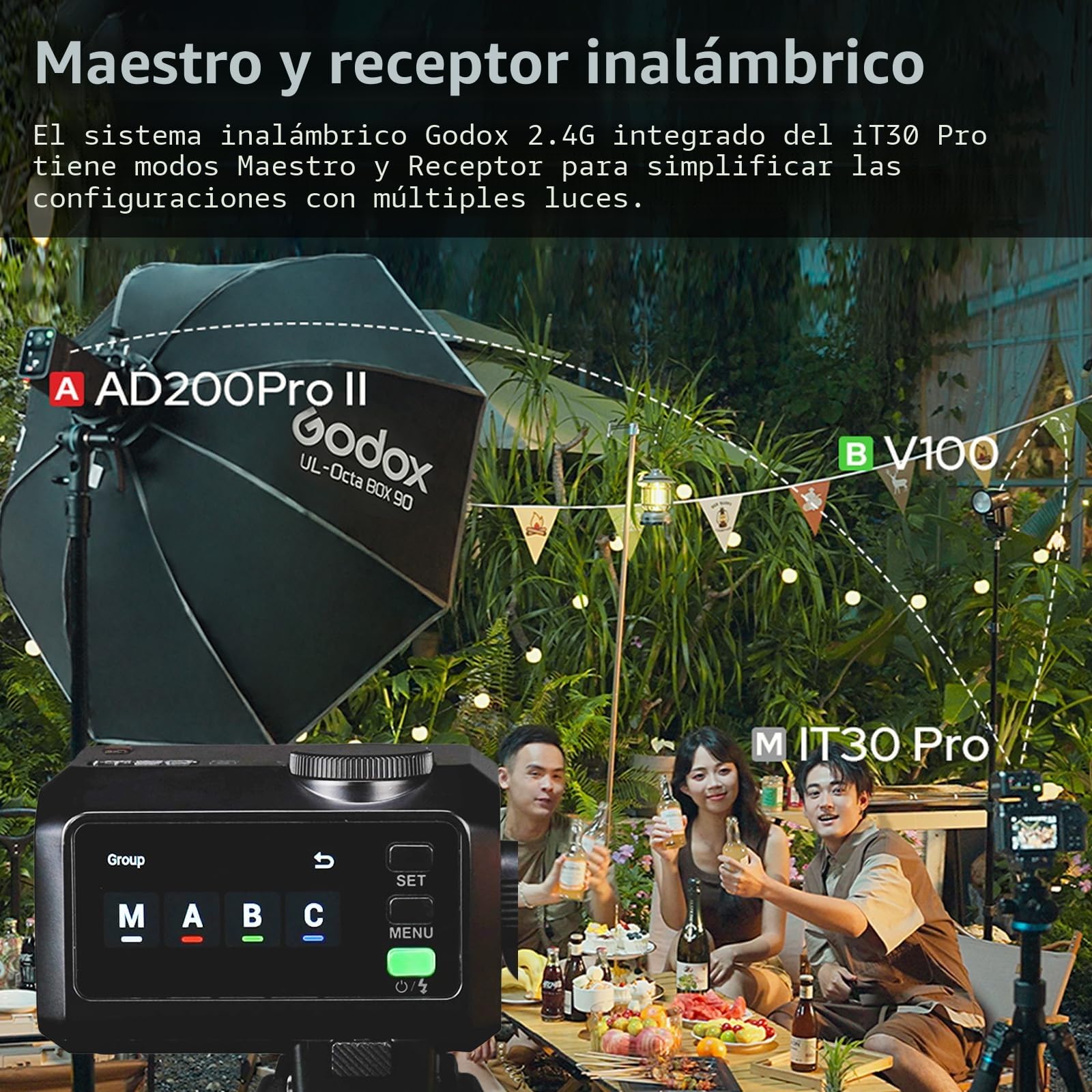 Flash Godox IT30Pro C para Canon, IT30ProC IT30PROC TTL HSS 1/8000s Mini Flash Camera, Compatible con Cámara Canon EOS R RP R5 R6 R3 R7 R8 R10 R100 M3 M5 M6 M50 R5 Mark II R6 Mark II