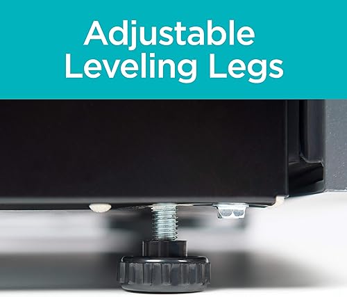 Miniatura 7 de BLACK+DECKER BD61526 Bodega, gabinete negro con acento de puerta gris