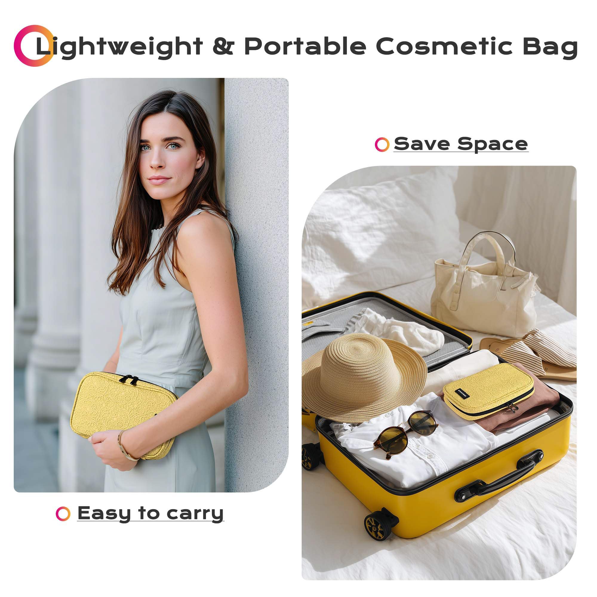 BYOOTIQUE Portable Makeup Brush Organizer Bag
