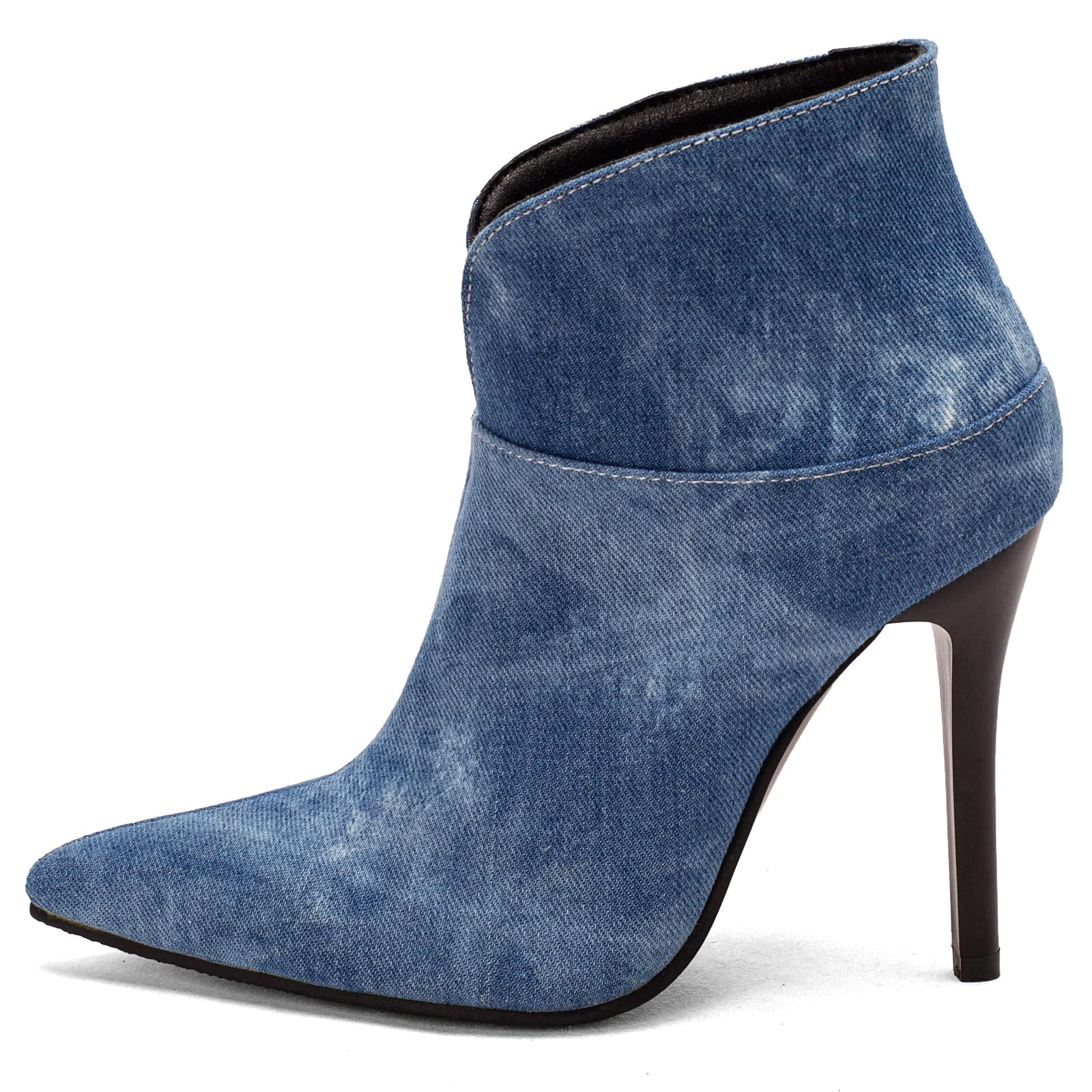 Damskie buty na czas wolny wsuwane szpilki koronka palce botki sukienka buty