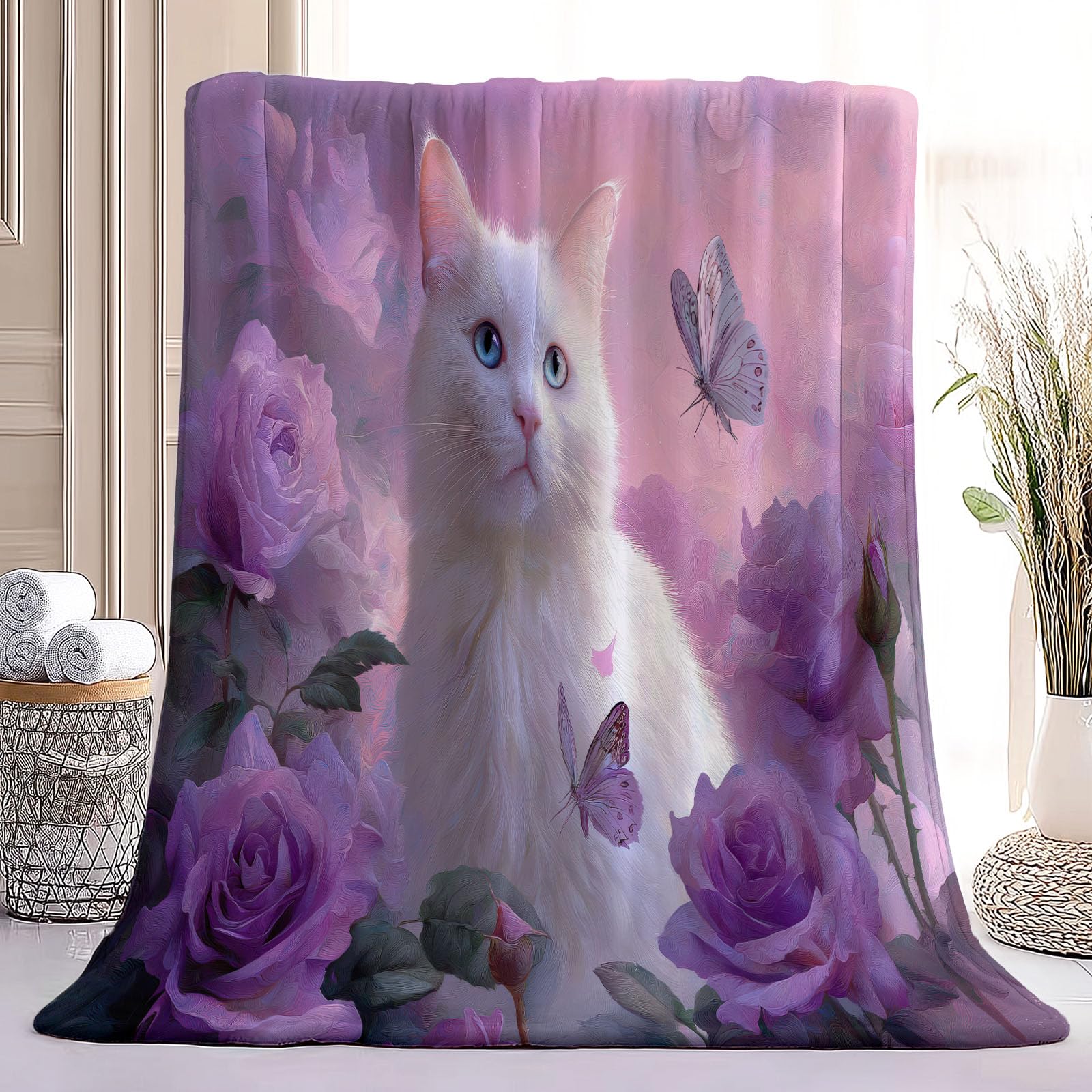 Generisch Manta de forro polar suave de franela de 180 x 200 cm