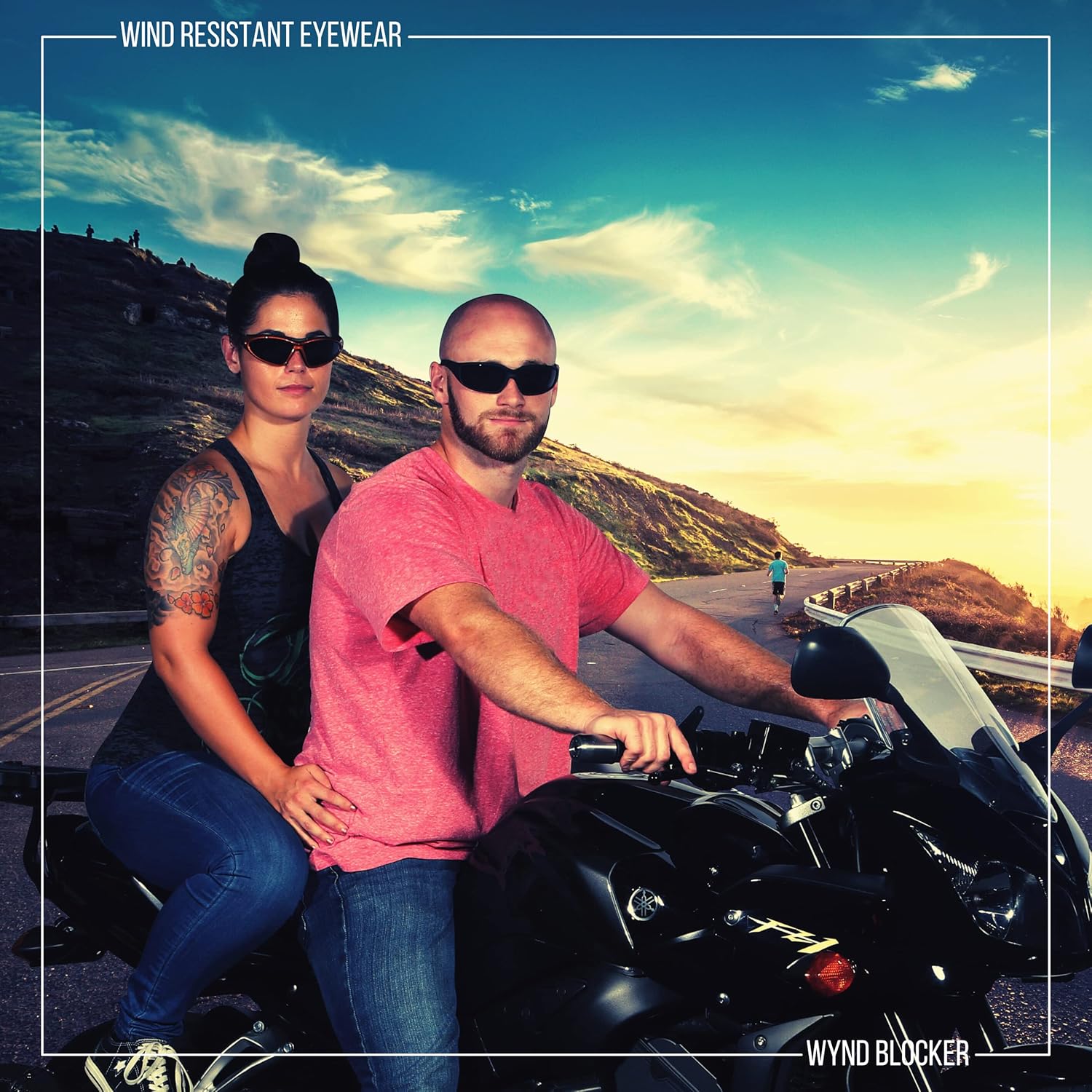 WYND Blocker Motorcycle & Biking Wind Resistant Sports Wrap Sunglasses - Image 6