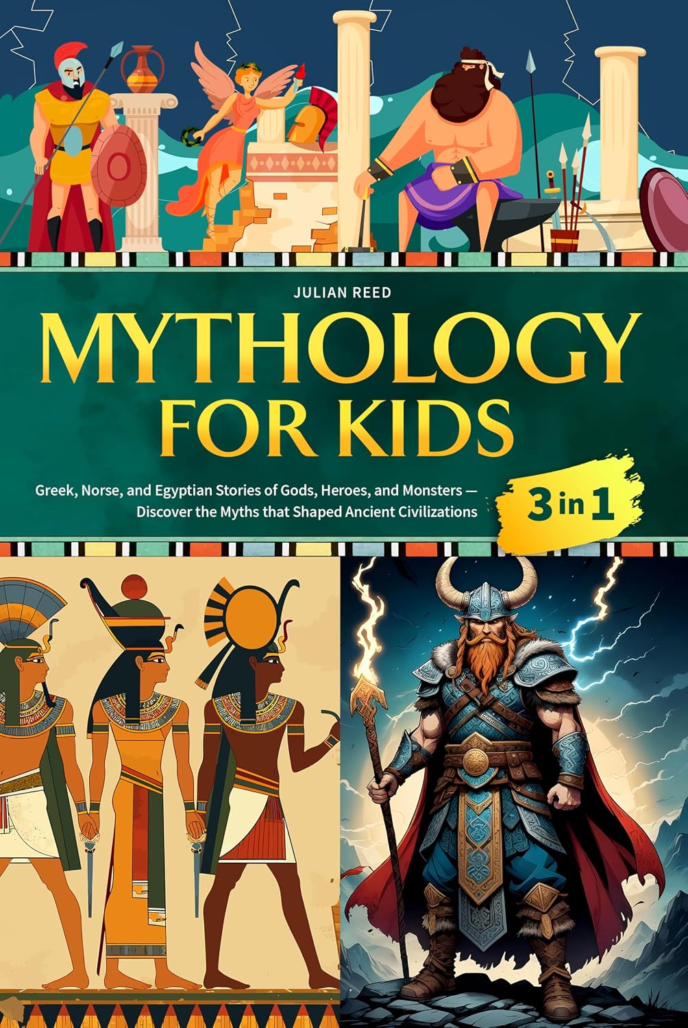 Amazon.com: Mythology for Kids: Greek, Norse, and Egyptian Stories of Gods, Heroes, and Monsters ...