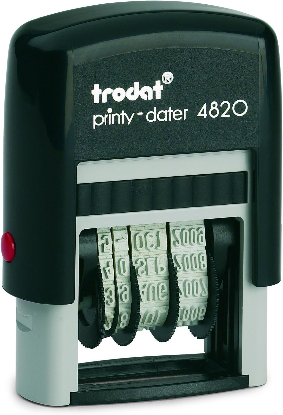 Trodat 4820 Self-Inking Dater with Red Ink
