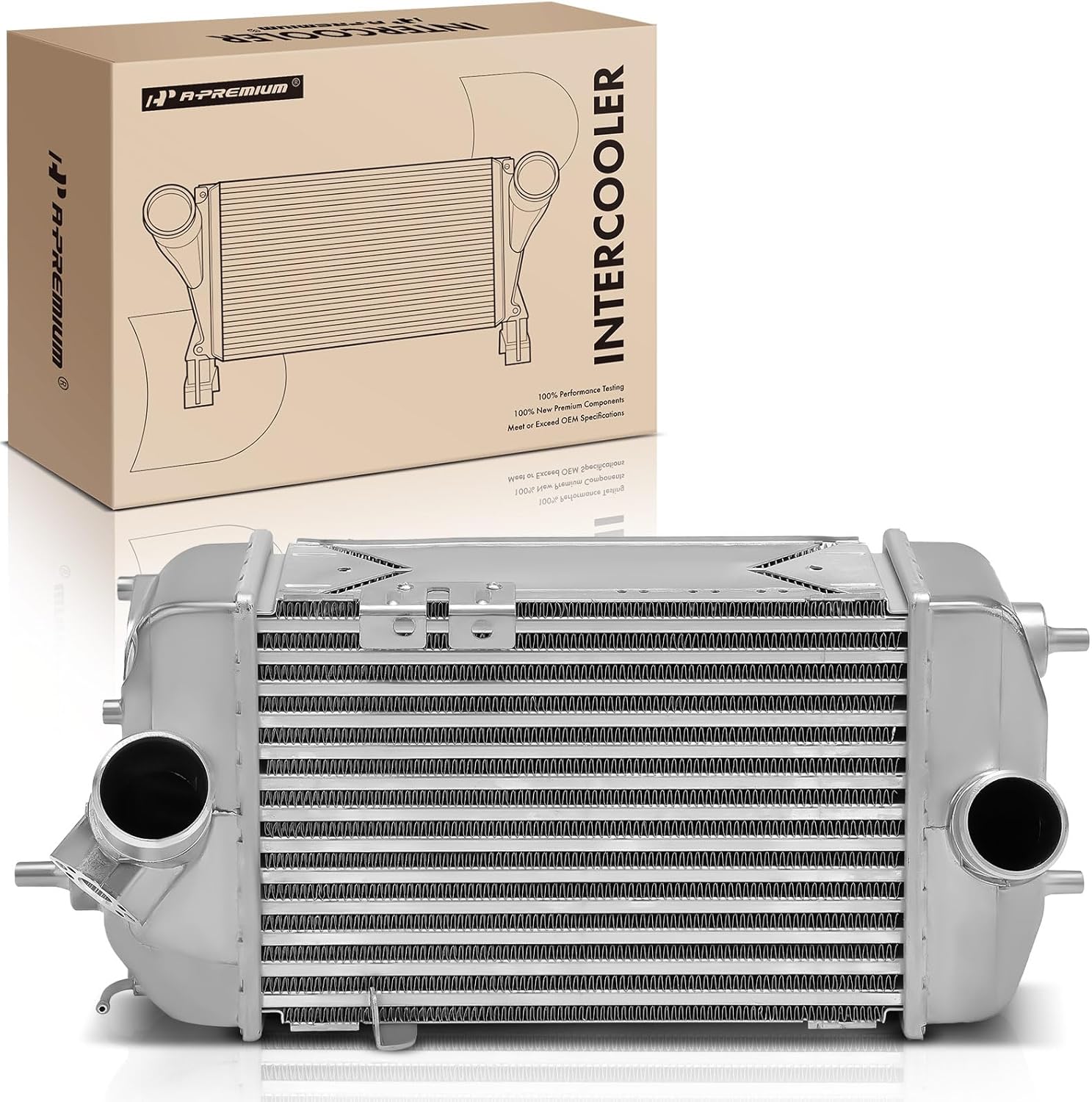 A-Premium Turbo Intercooler 2015-2019 Compatible with Hyundai Sonata 1.6L Turbocharged