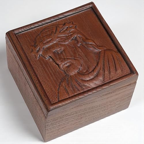 Miniatura 10 de Joyero de madera tallado a mano del árbol de la vida – Caja de almacenamiento de recuerdos artesanal, regalo decorativo hecho a mano para mujeres y