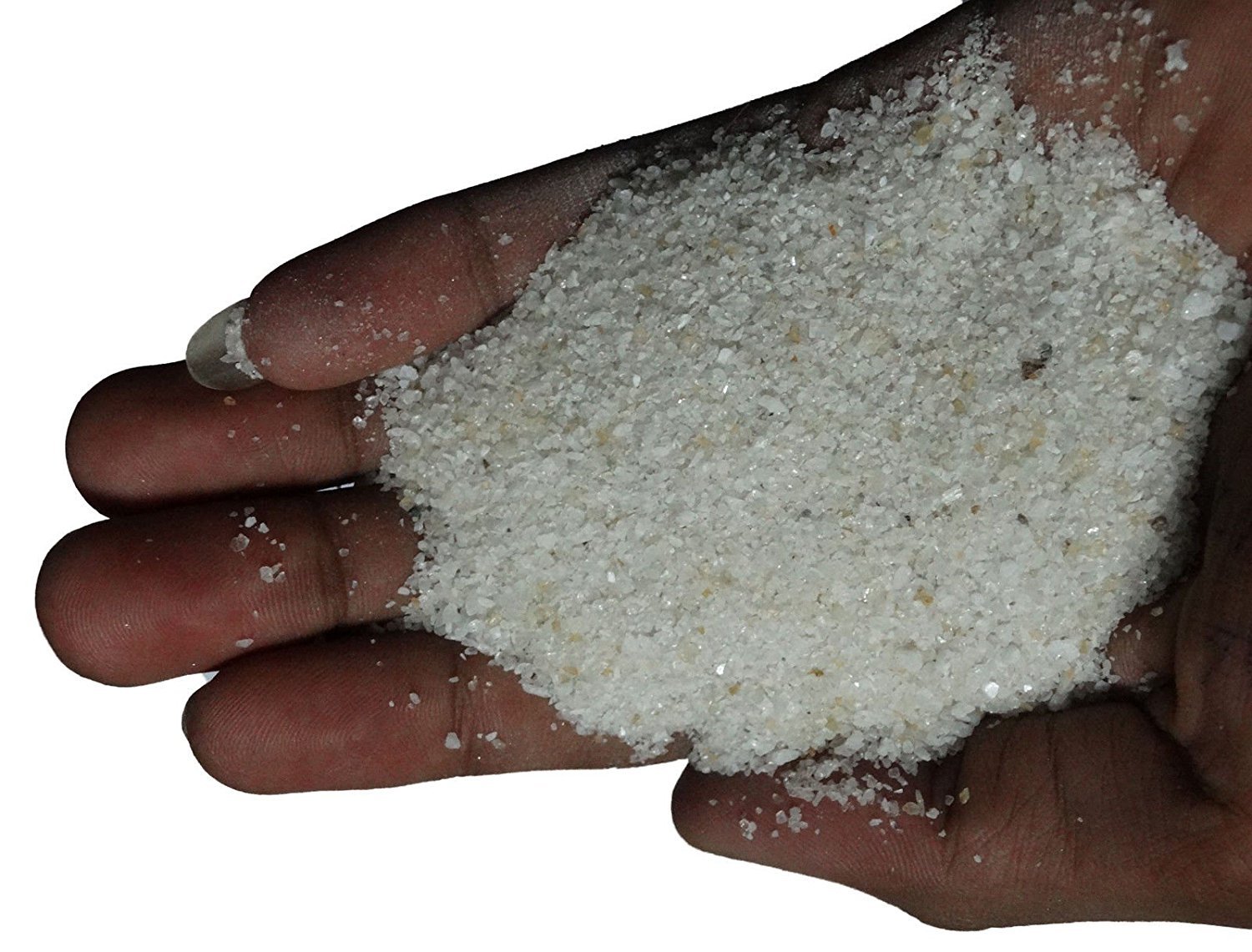 1 Kg White Sand for Garden Decor Plant Home Decor Backyard Patio Pathway Indoor and Outdoor Gravel Soil Stone Pebbles Chips Decoration Fish Tank Substrate 2