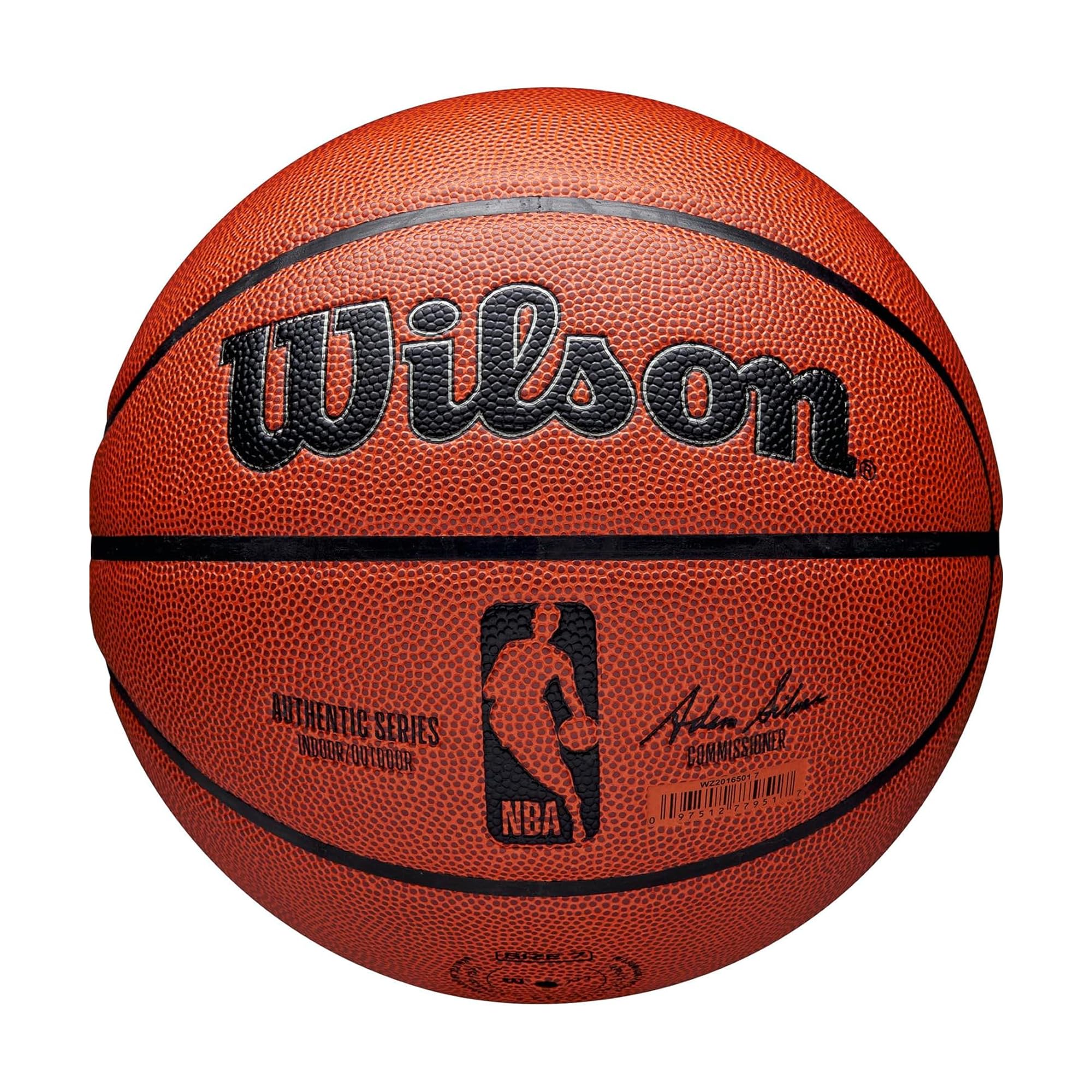 WILSON NBA Authentic Indoor/Outdoor Basketballs - Size 3, Size 6 and Size 7