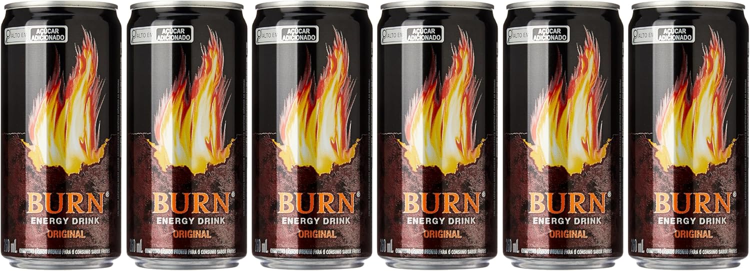Pack de Burn Energy Drink lata 260ml 6 unidades : Amazon.com.br ...