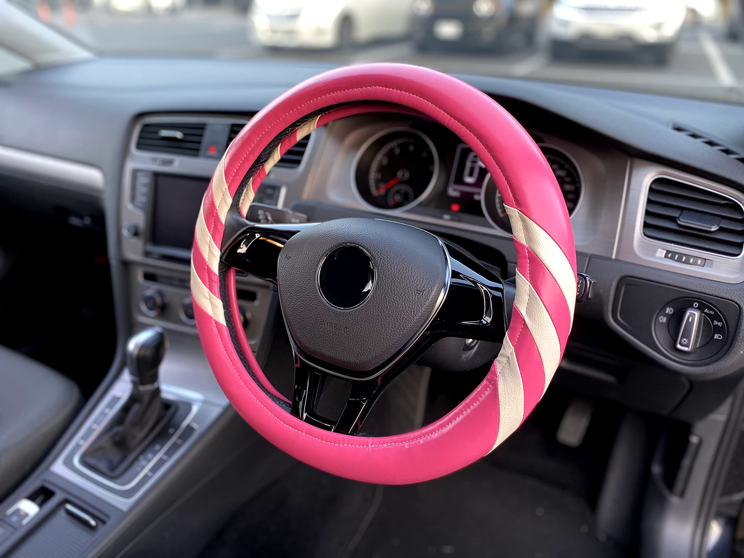 Mita Pinks M1 - Coprivolante universale per montaggio facile, misura 38-39,4 cm