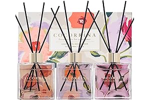 COCORRINA 3-Pack Reed Diffuser Kit