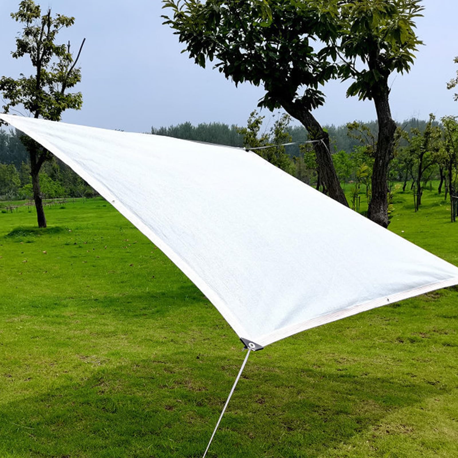 Pergola Shade Cloth Cover 90% Shading White Sun Shade Net 3.3X45.9FT 19.7X23FT 26X32.8FT 42.6X45.9FT for Greenhouse, Plant, Chicken Coop, Pergola, Canopy (Size : 26x42.6ft)