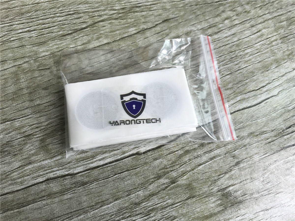 YARONGTECH RFID Sticker tag 13.56mhz Round 25mm Adhesive Back -50pcs