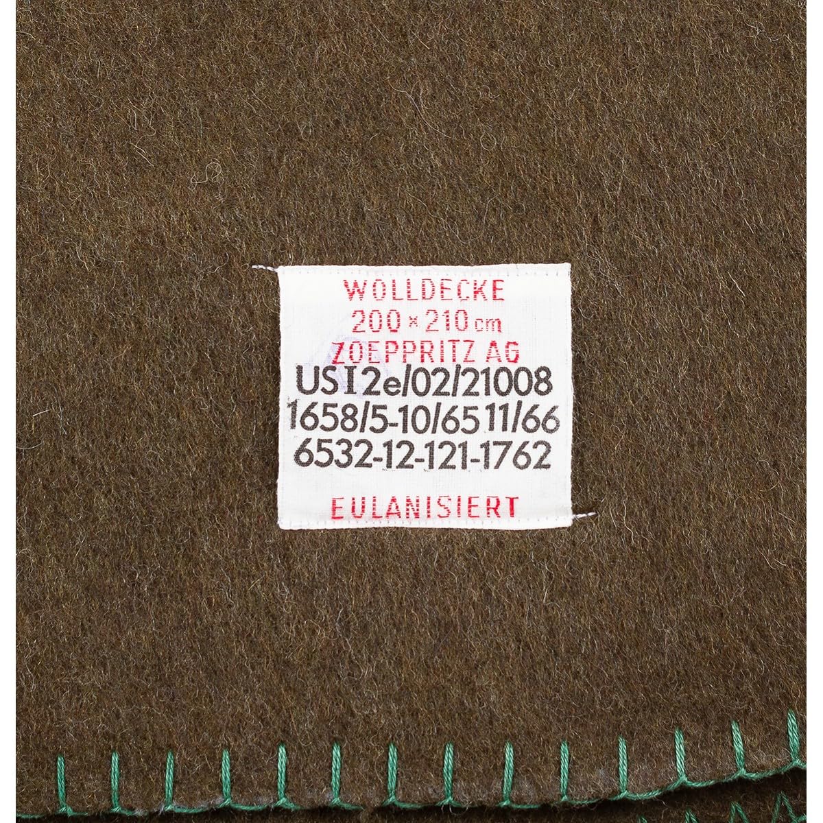 Original BW Decke, braun, ca. 210 x 200 cm, neuw., 632243