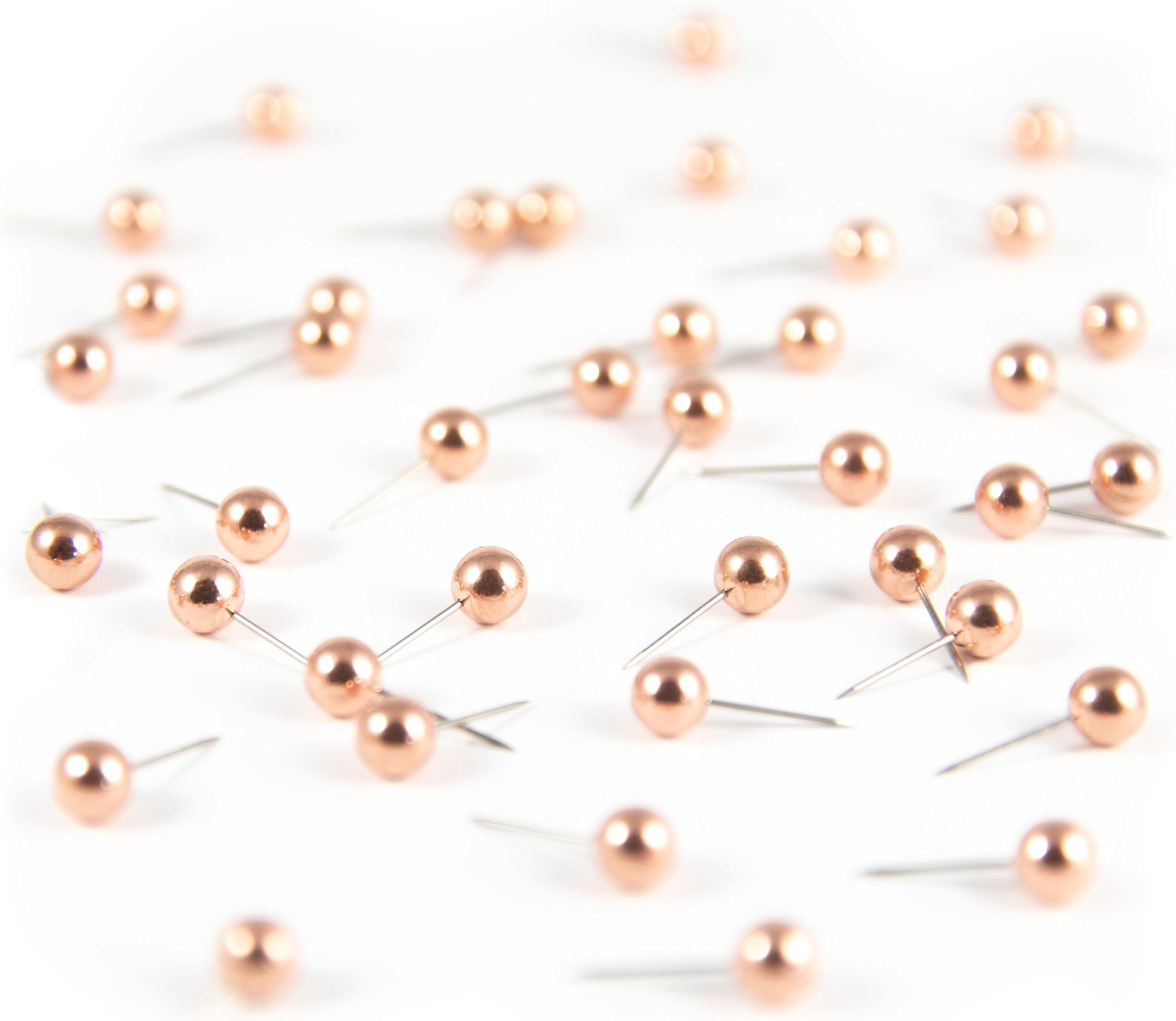 Vintage Bronze Push Pins - Bronze Copper Rose Gold Appearance, Beautiful Copper map Push pins