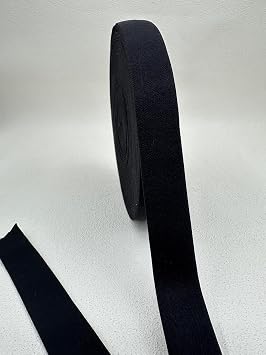 2 cm d z dokuma lastik-5 metre siyah