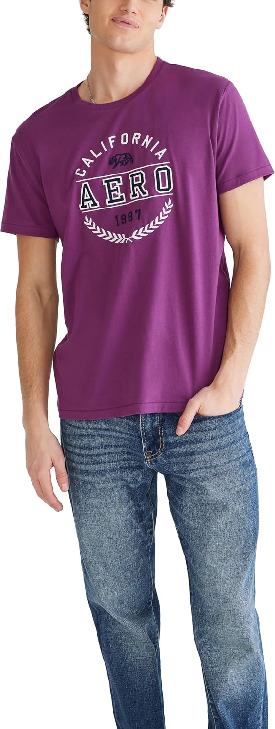 Aeropostale Men's Aero Circle Logo Aero