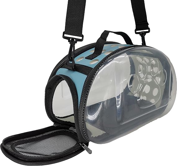 Collapsible Guinea-Pigs Breathable Travel Carrier Lightweight Outgoing Tote Shoulder Bag for Small Animals