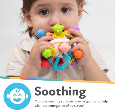 Nuby Twist Ball Teether Activity Toy
