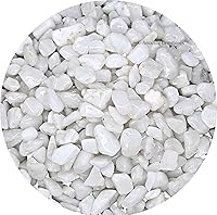 Vista 19 de Amazing Gemstone Chips de cristal de piedra lunar arcoíris para acuario, grava para pecera, pequeñas virutas de piedra rodada y pequeños cristales