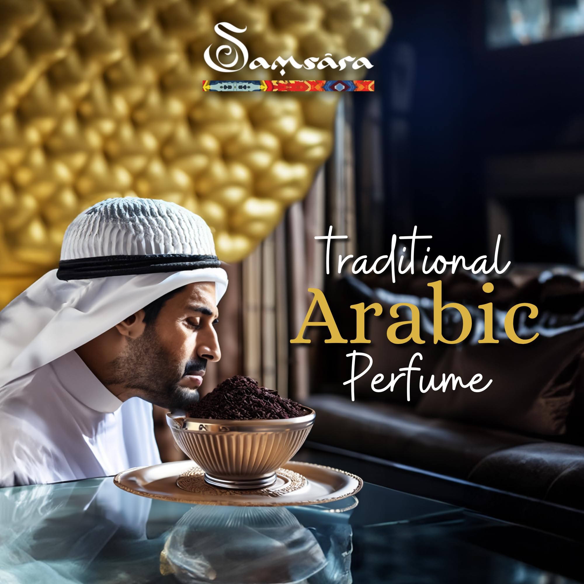 Arabski zapach [formowany w oleju - bez alkoholu] arabski zapach dla kobiet i mężczyzn - intensywny zapach - trwały - naturalny - autentyczny | Oud do ciała - włosy - tkanina | Dubai Oud - 12 ml