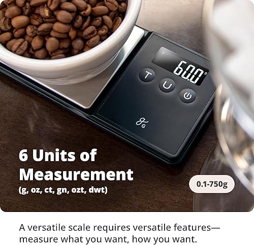 Miniatura 5 de Greater Goods Báscula de bolsillo digital - Resolución de 750 x 000oz  Escala analítica de laboratorio escala de gramos escala de expreso báscula de