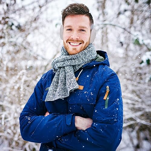 Miniatura 4 de Whaline 3 pares de orejeras sin banda, unisex, para invierno y exteriores