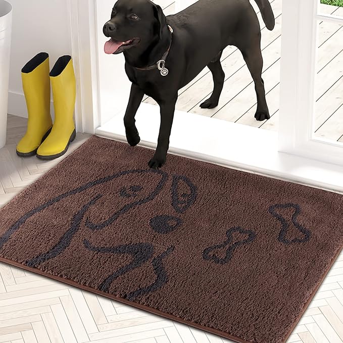 PURRUGS Dirt Trapper Doormat 50 x 80 cm, NonSkid/Slip Machine Washable