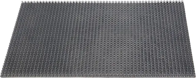 Paillasson Gazongrat Gris en Polyéthylène - Tapis Grattant Extérieur 60x40 cm