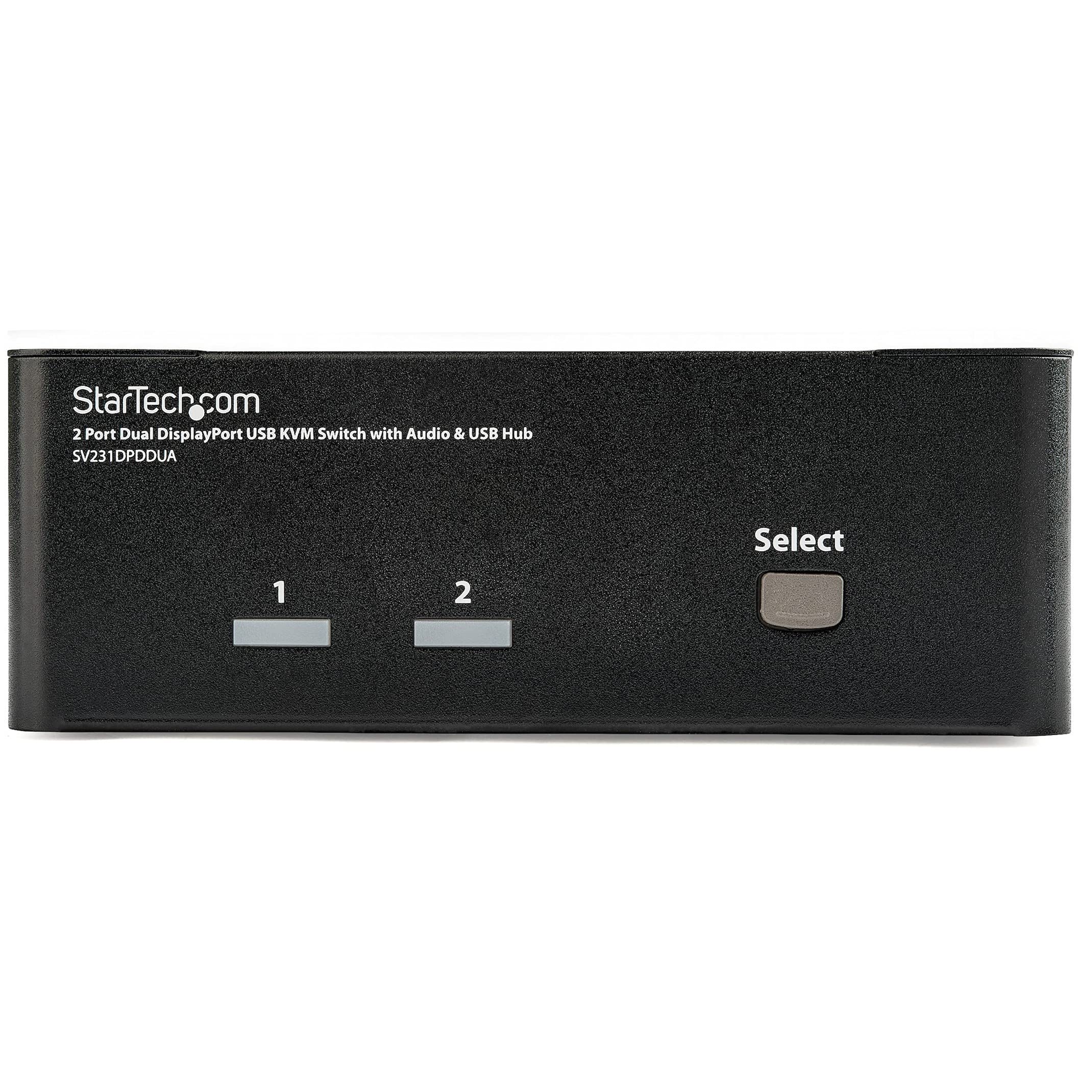 .com Apagador DVI USB KVM de monitor con Audio y USB 2.0 Hub (SV431TDVIUA), Negro 2