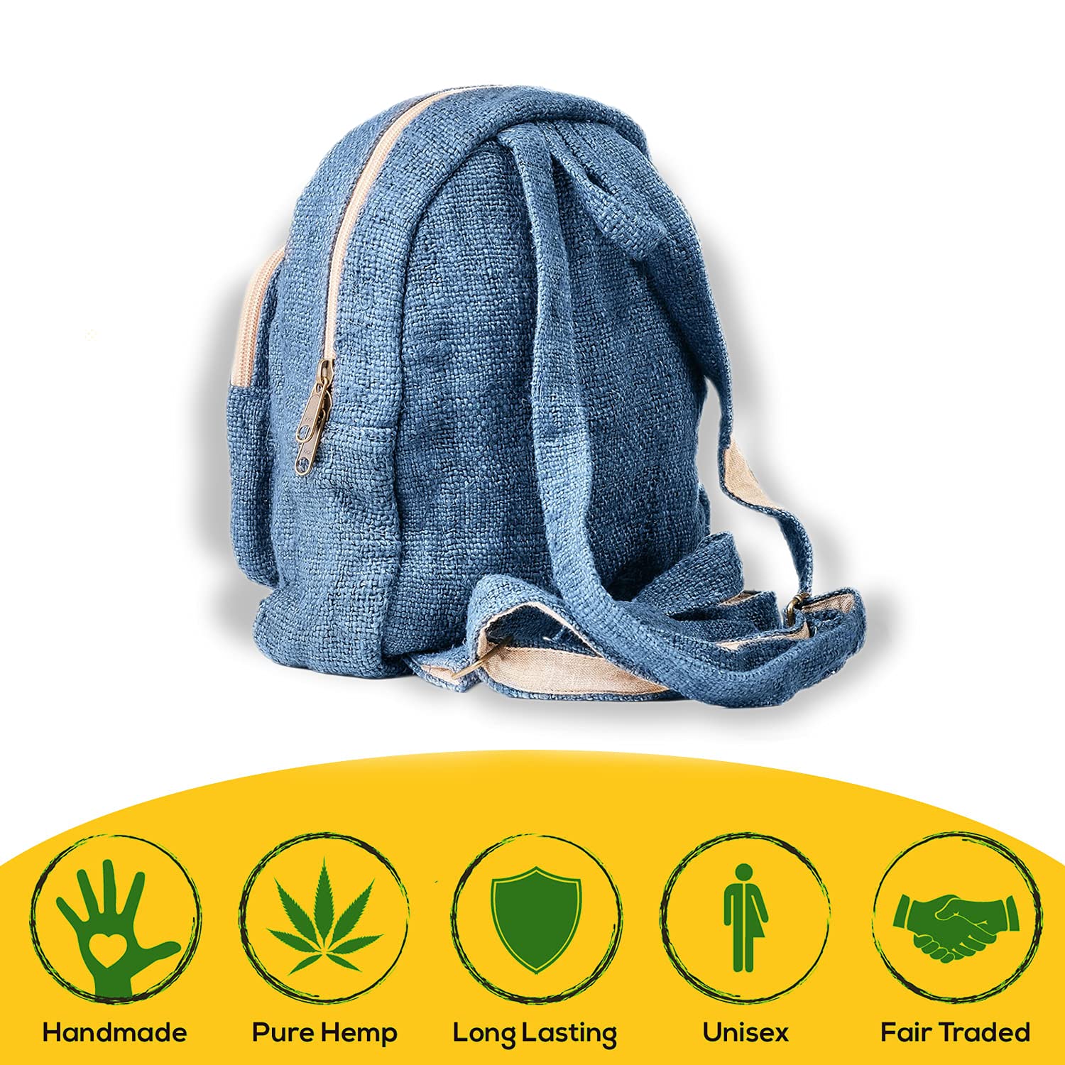 Core Hemp Mini Backpack (Himal-Blue)